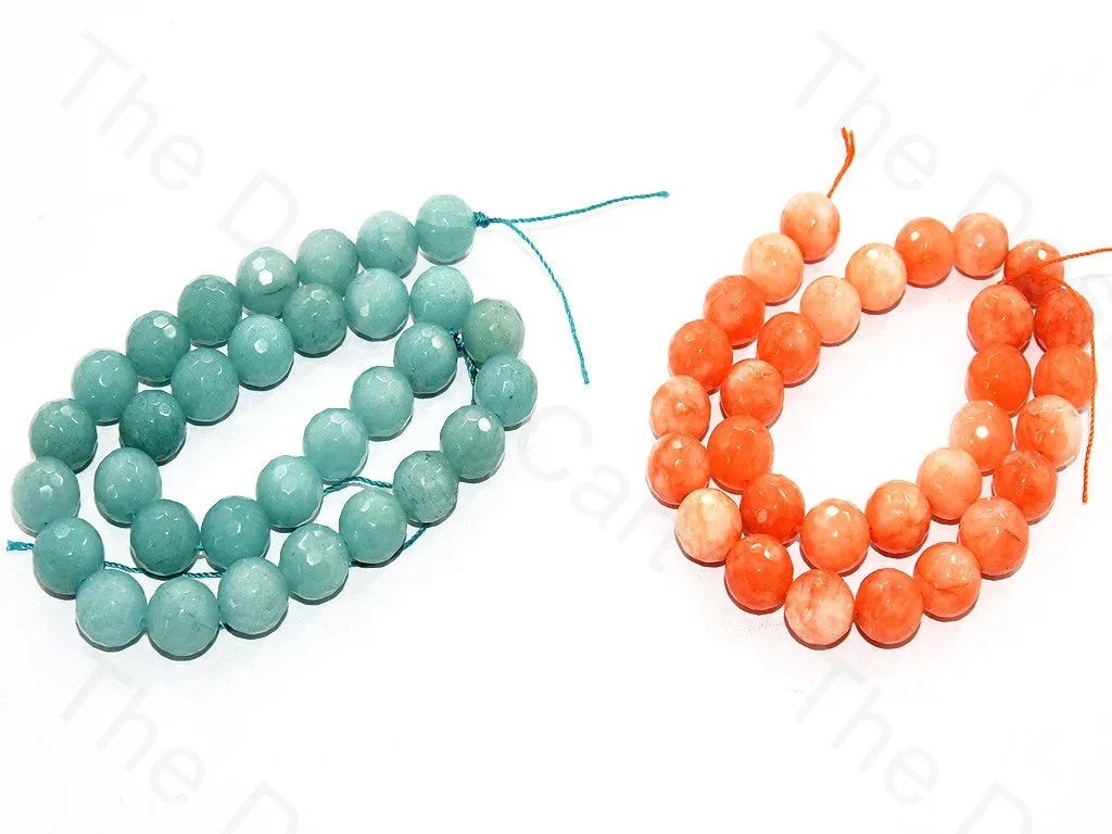 12 mm Sea Green Jade Quartz Semi Precious Stones