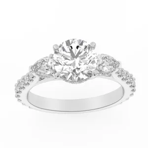 2.09CTW Lab Grown Diamond Engagement Ring