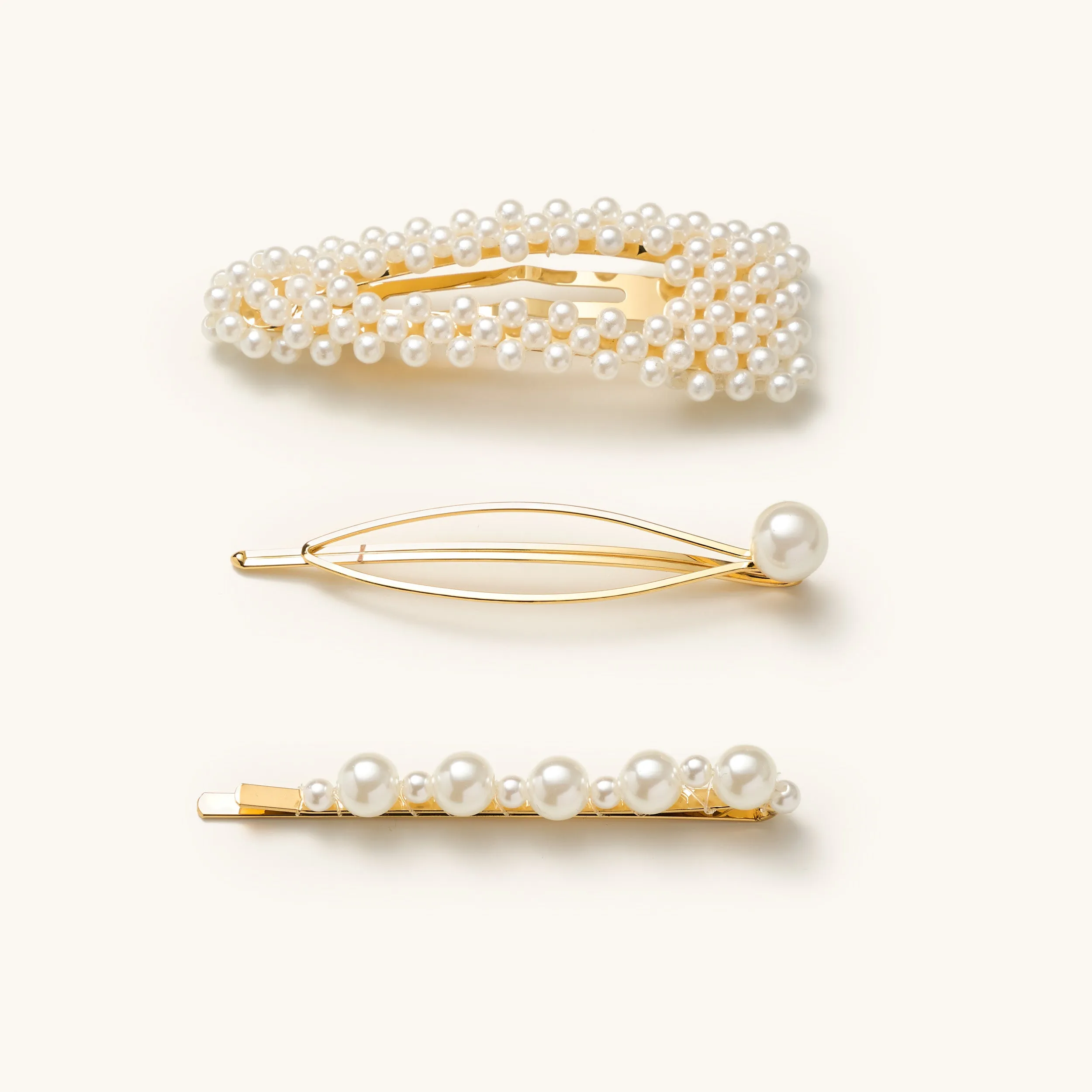 3 Pack Pearl Hair Pins