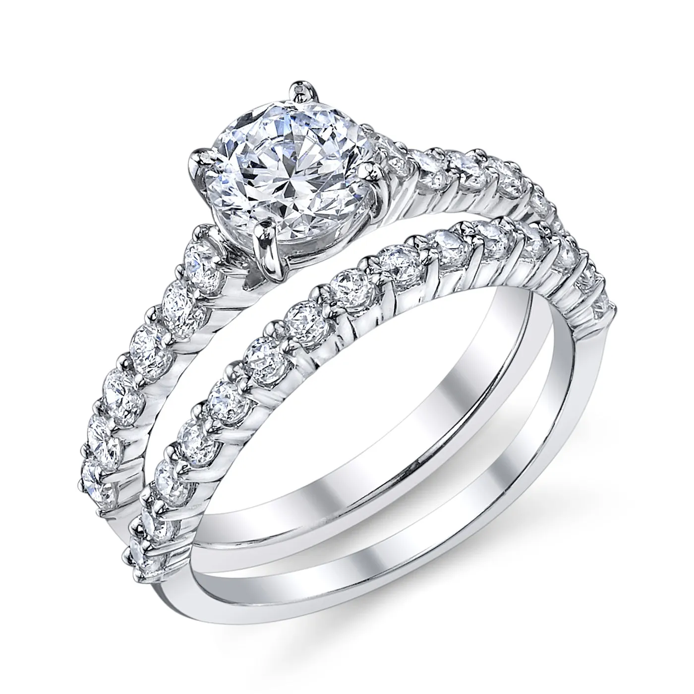 .55ctw Round Cut Diamond Engagement Ring