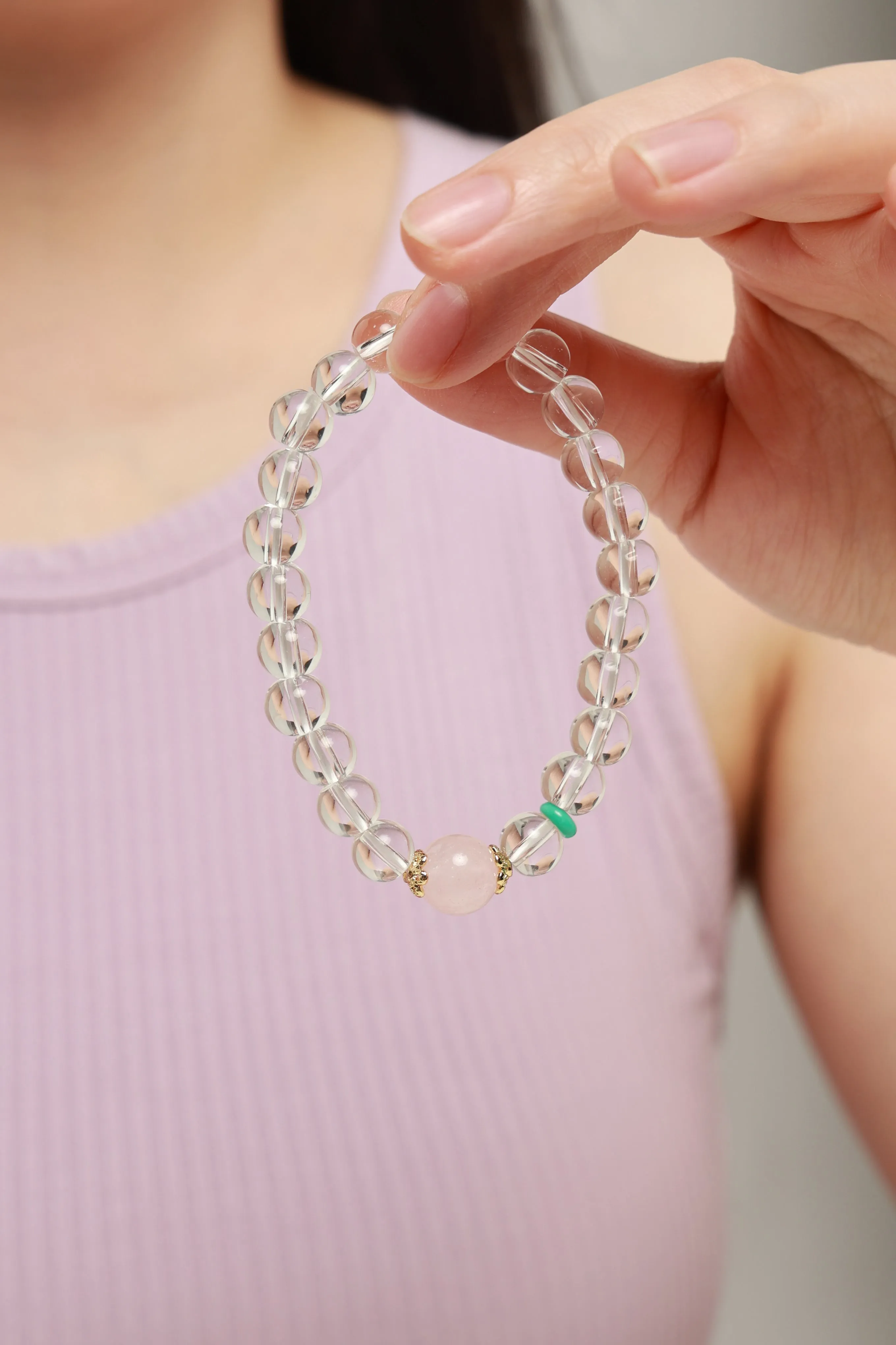 A Pure Heart - Clear Quartz Bracelet