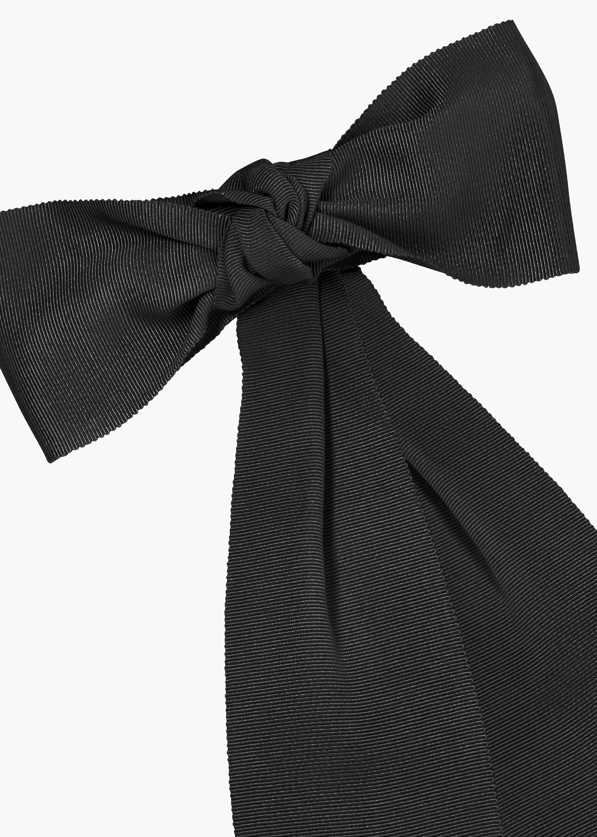 Alicia Bow Barrette -- Black