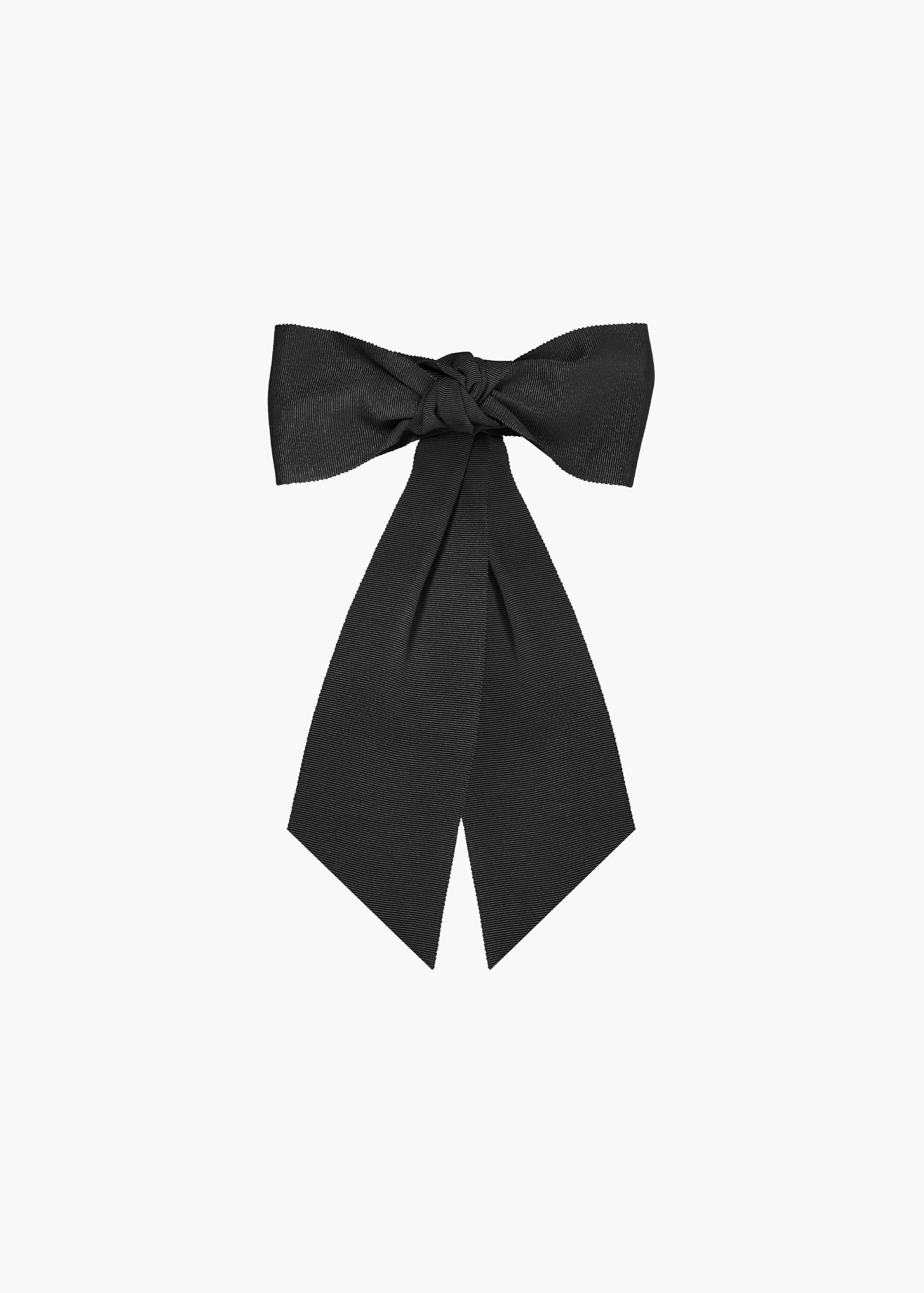 Alicia Bow Barrette -- Black