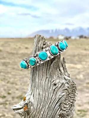 Be My Vintage Turquoise Cuff Bracelet