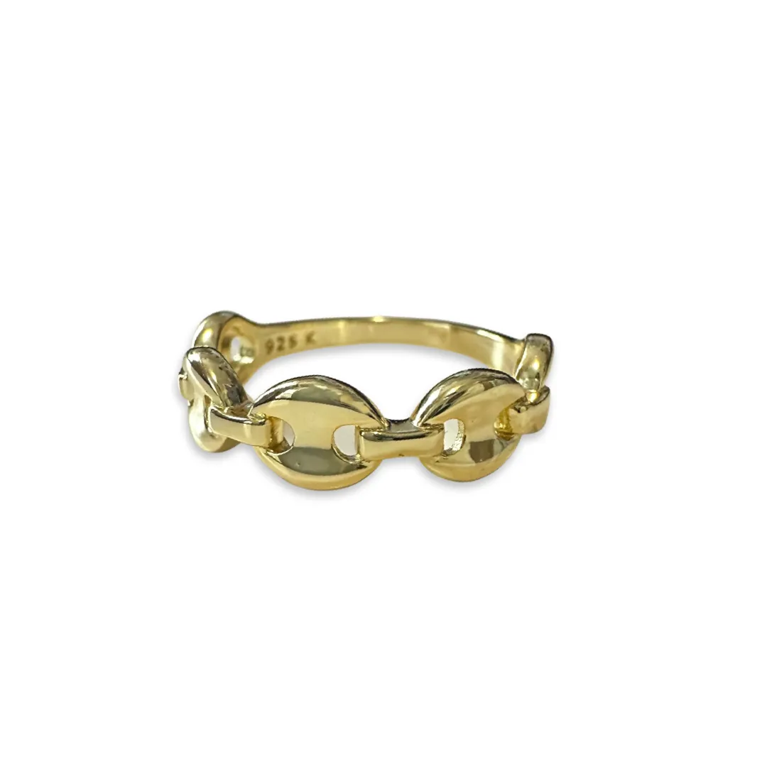 Button Gucci Chain Ring