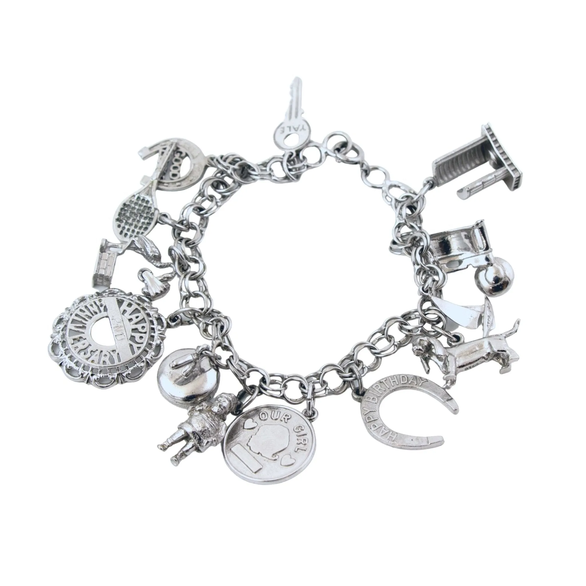 Canadian-Motif Charm Bracelet