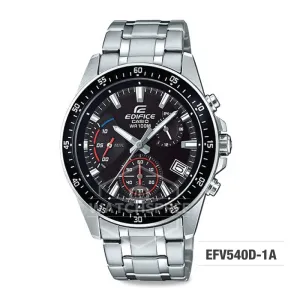 Casio Edifice Chronograph Stainless Steel Band Watch EFV540D-1A EFV-540D-1A