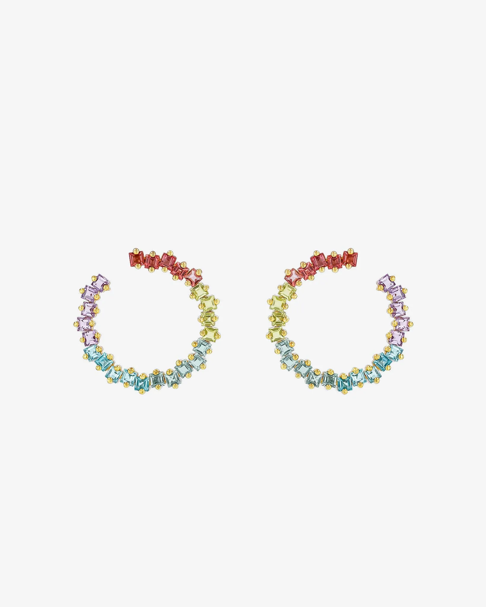 Cierra Pastel Milli Sideways Hoops