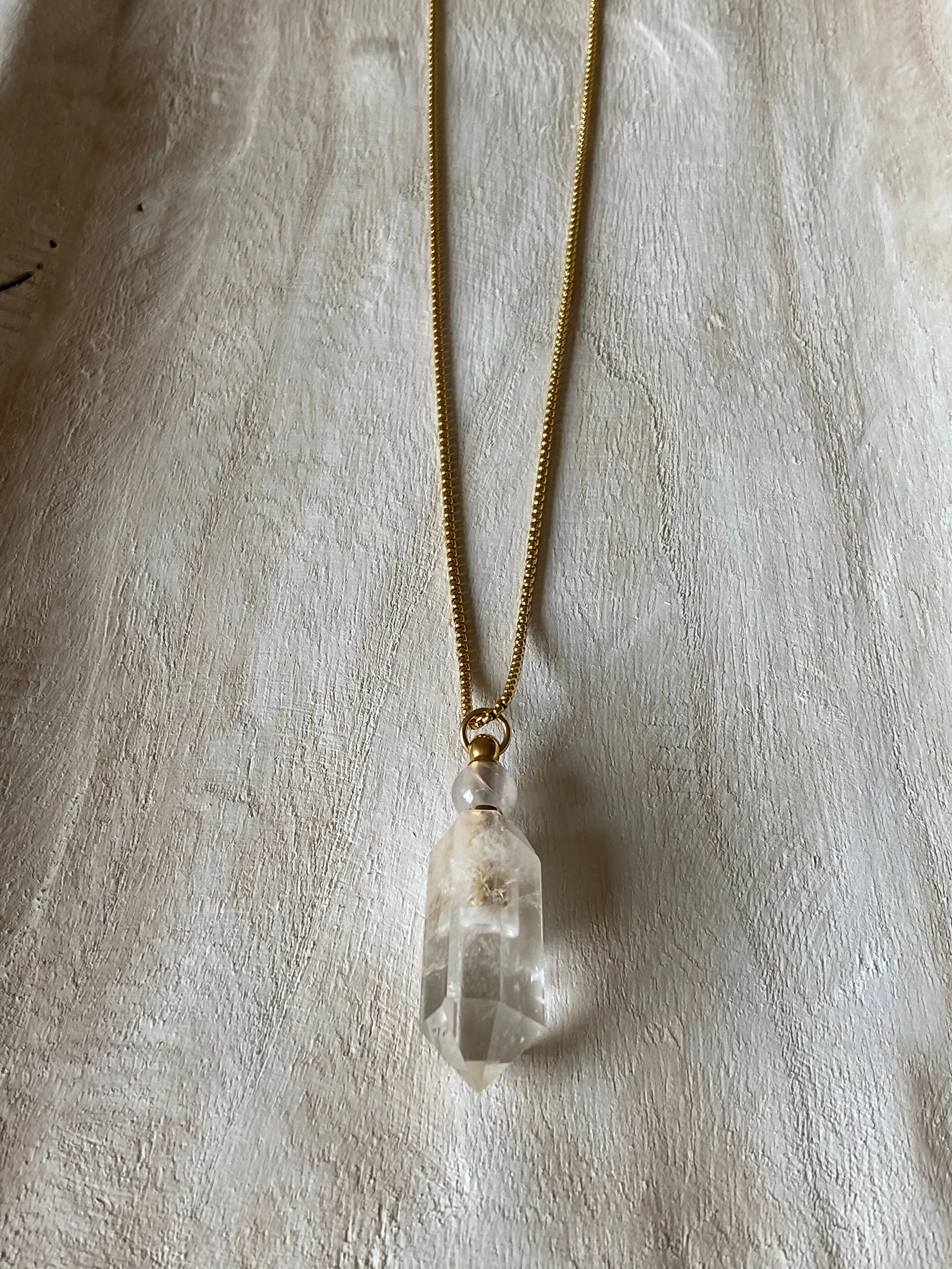 CLARITY - ESSENTIAL OIL VIAL NECKLACE