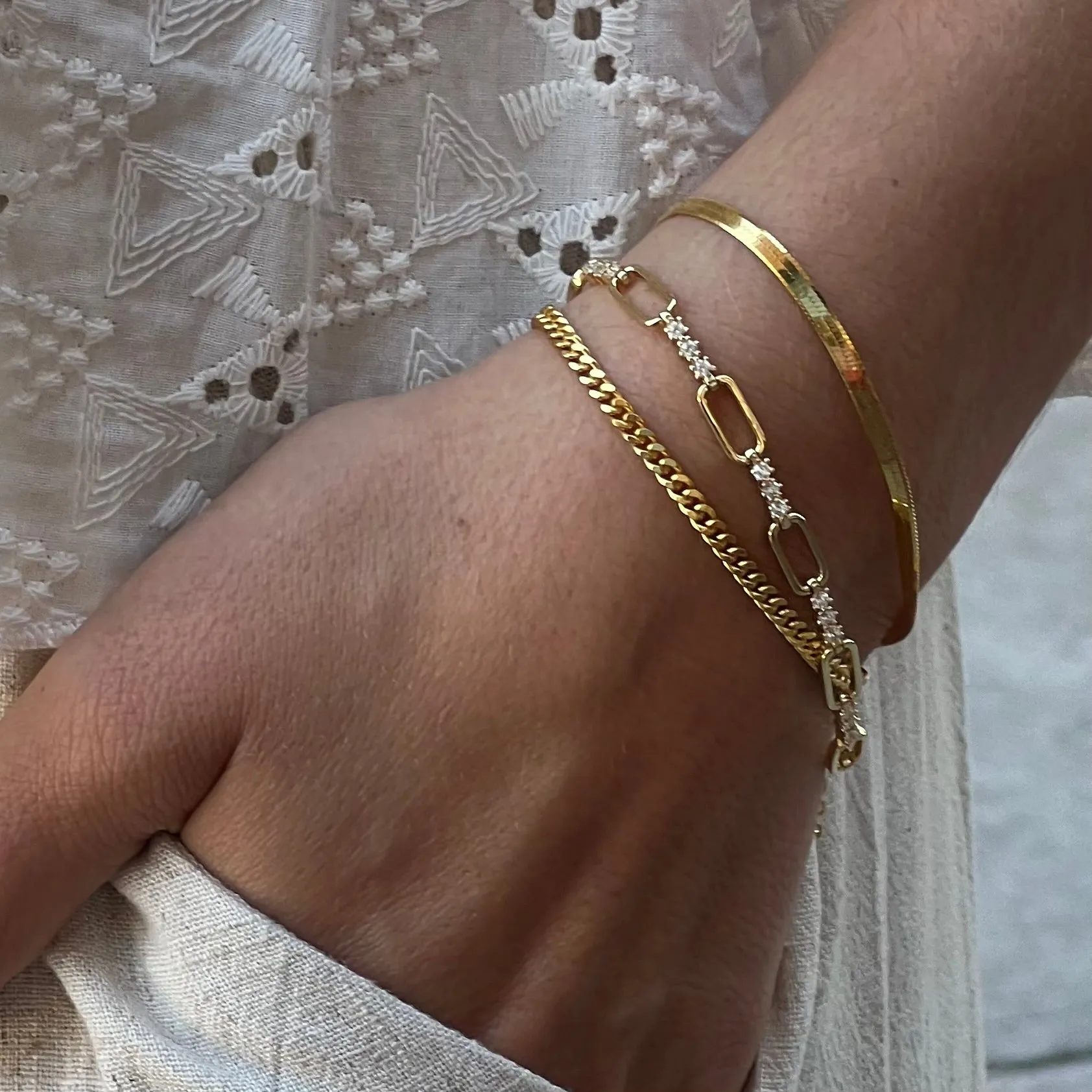 DANI CHAIN BRACELET GOLD