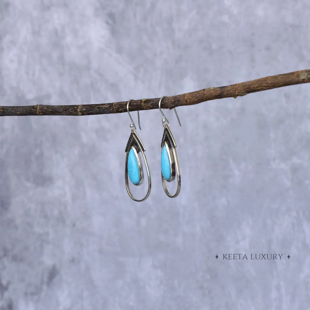 Dark Romance - Turquoise Dangle