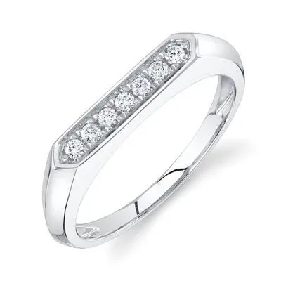 Diamond Bar Ring