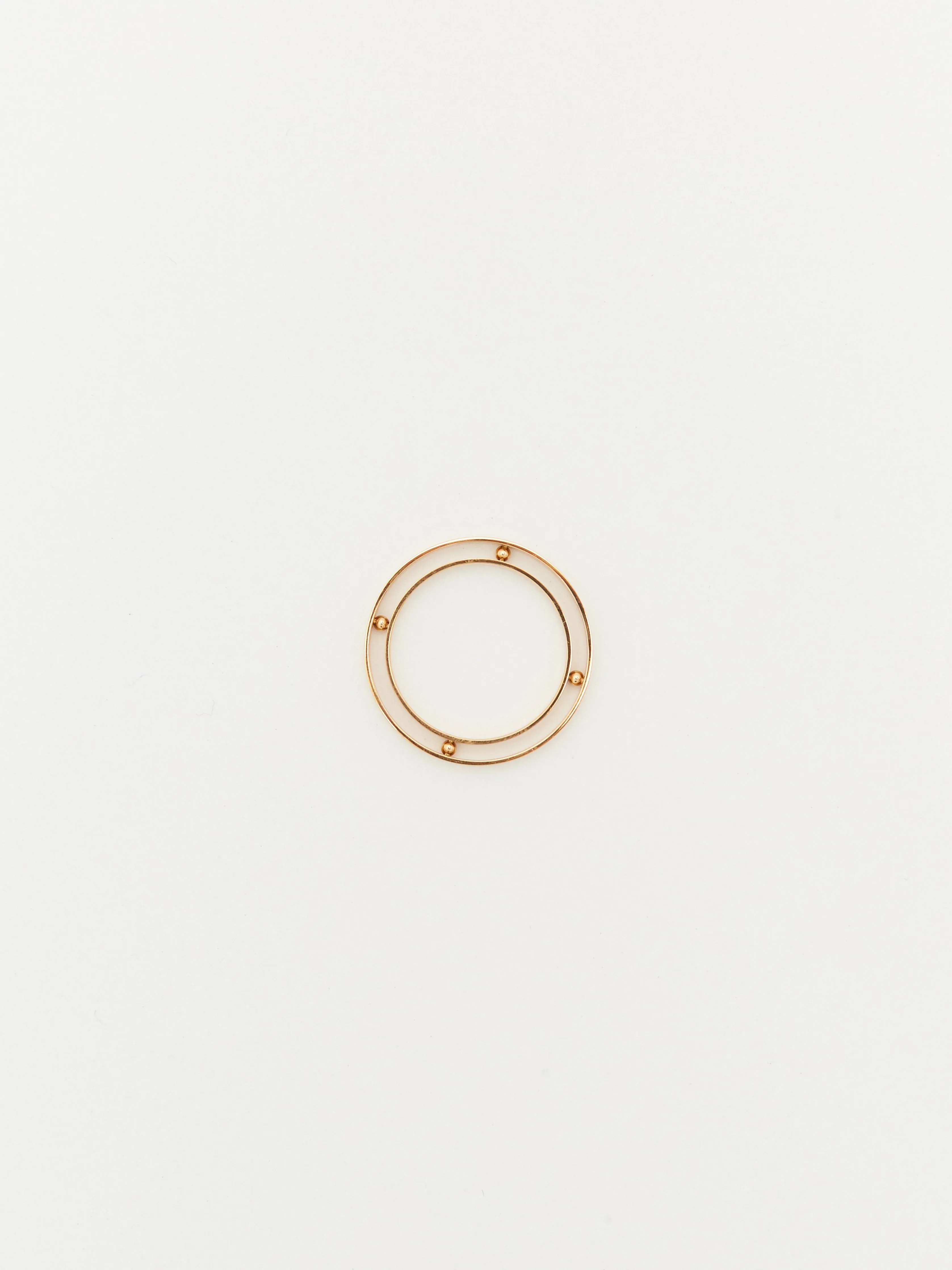 Double Band Ball Ring