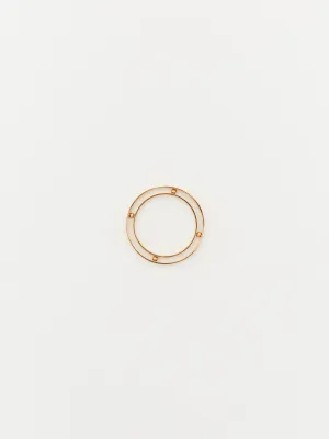 Double Band Ball Ring