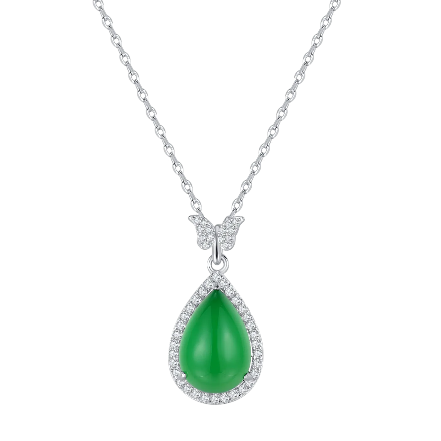 Drip Jade Necklace