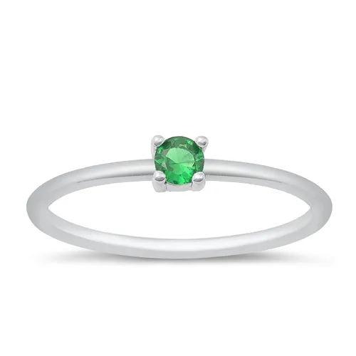 Emerald Round Stackable