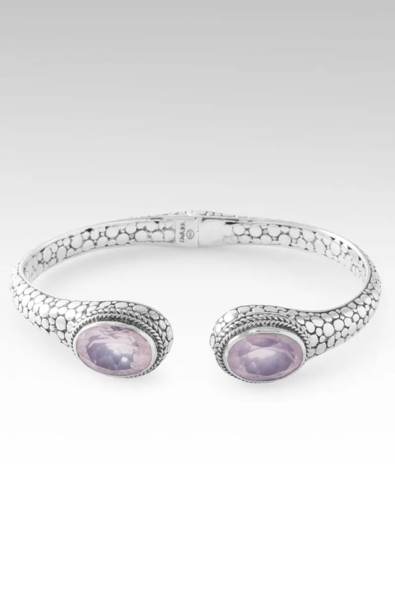 Faithful Servant Tip-to-Tip Bracelet™ in Cloud Pink Rose Quartz