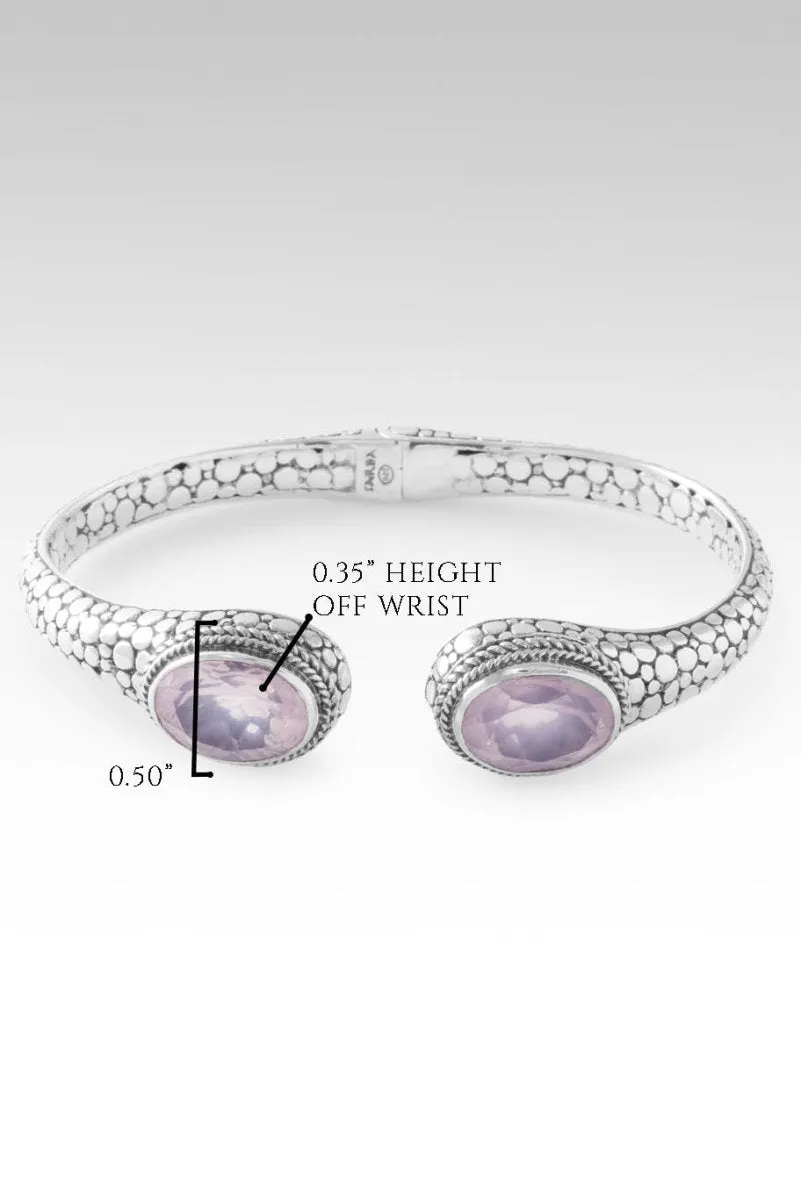 Faithful Servant Tip-to-Tip Bracelet™ in Cloud Pink Rose Quartz