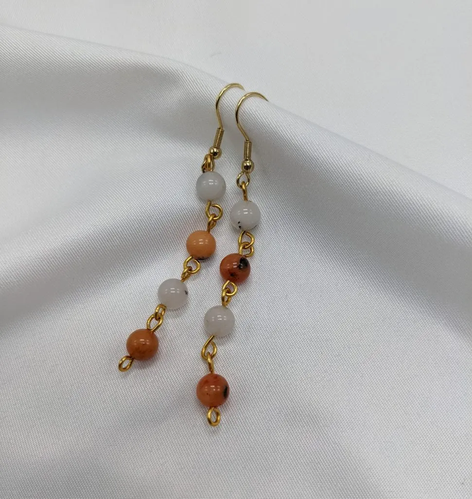 Fall Colors Quartz Earrings