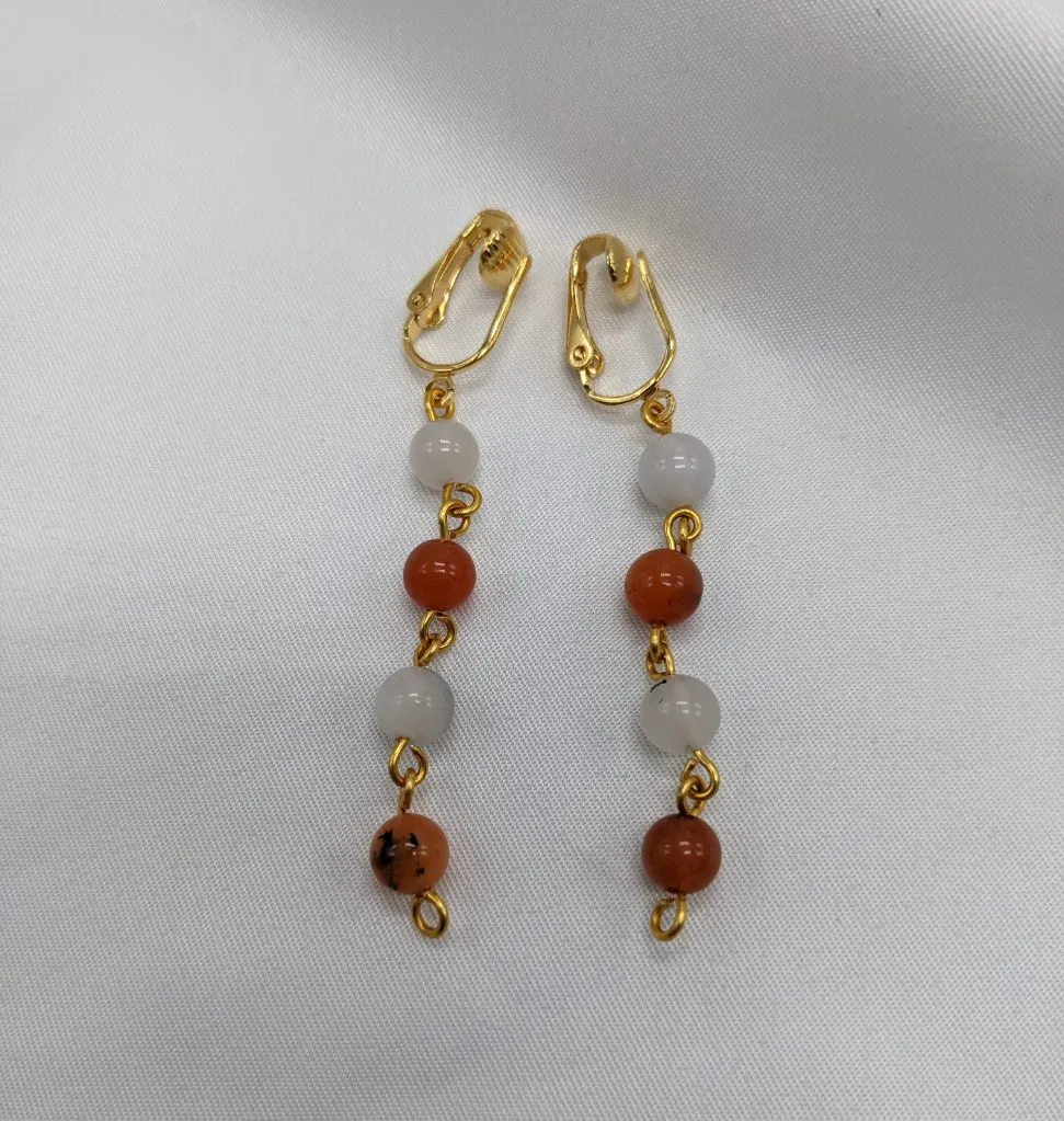 Fall Colors Quartz Earrings