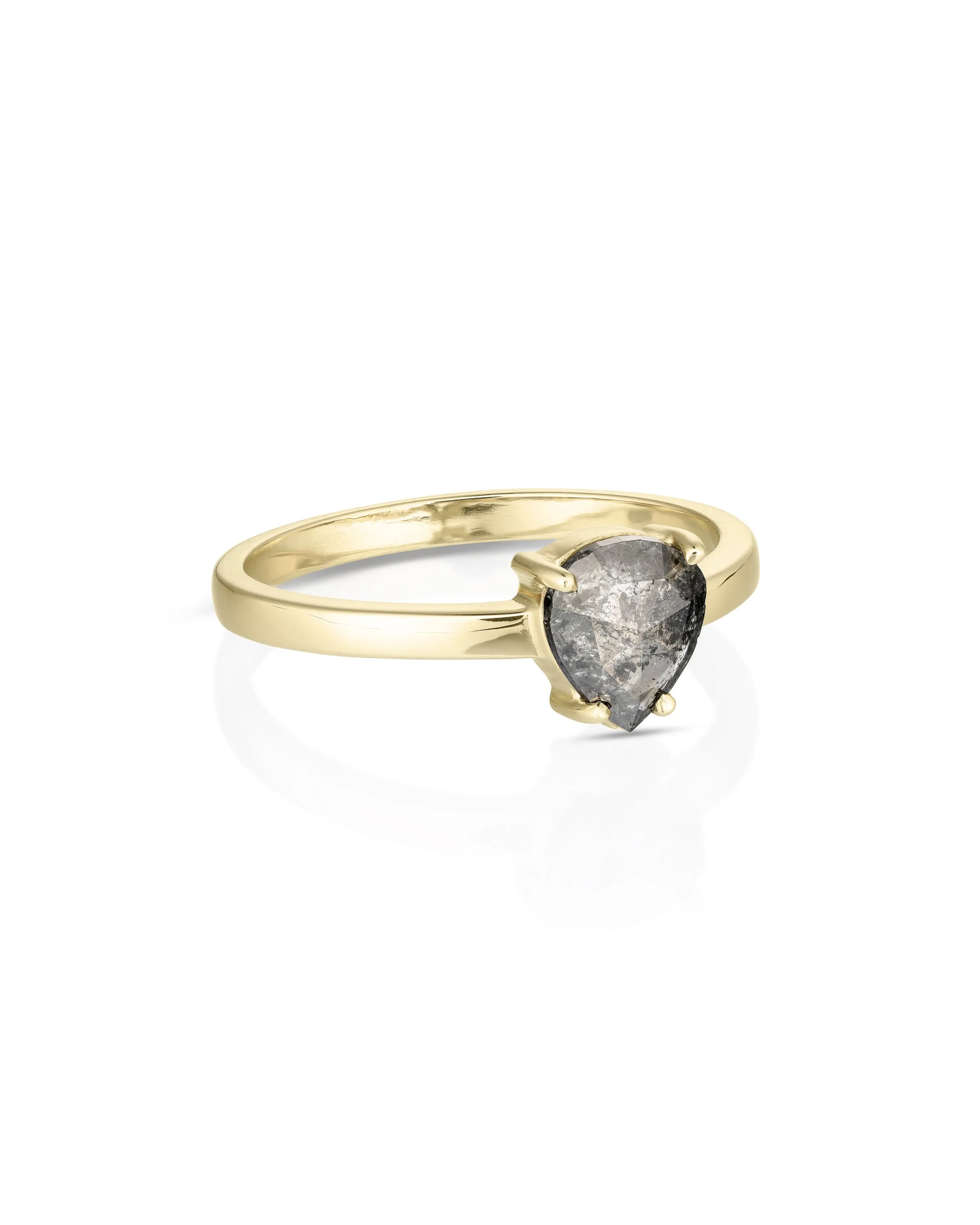 Forever Me Grey Diamond 1.1ct 14K Yellow Gold