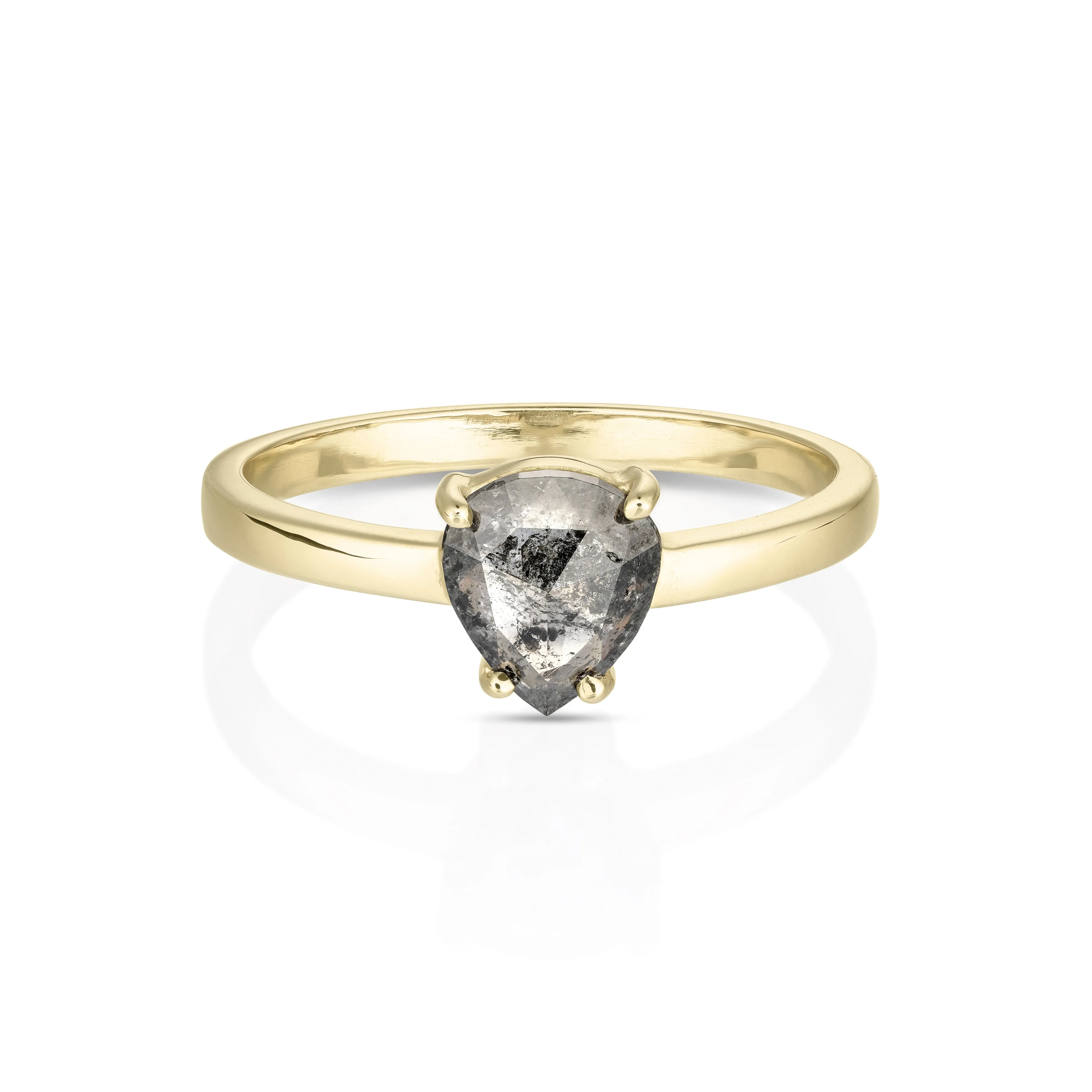 Forever Me Grey Diamond 1.1ct 14K Yellow Gold