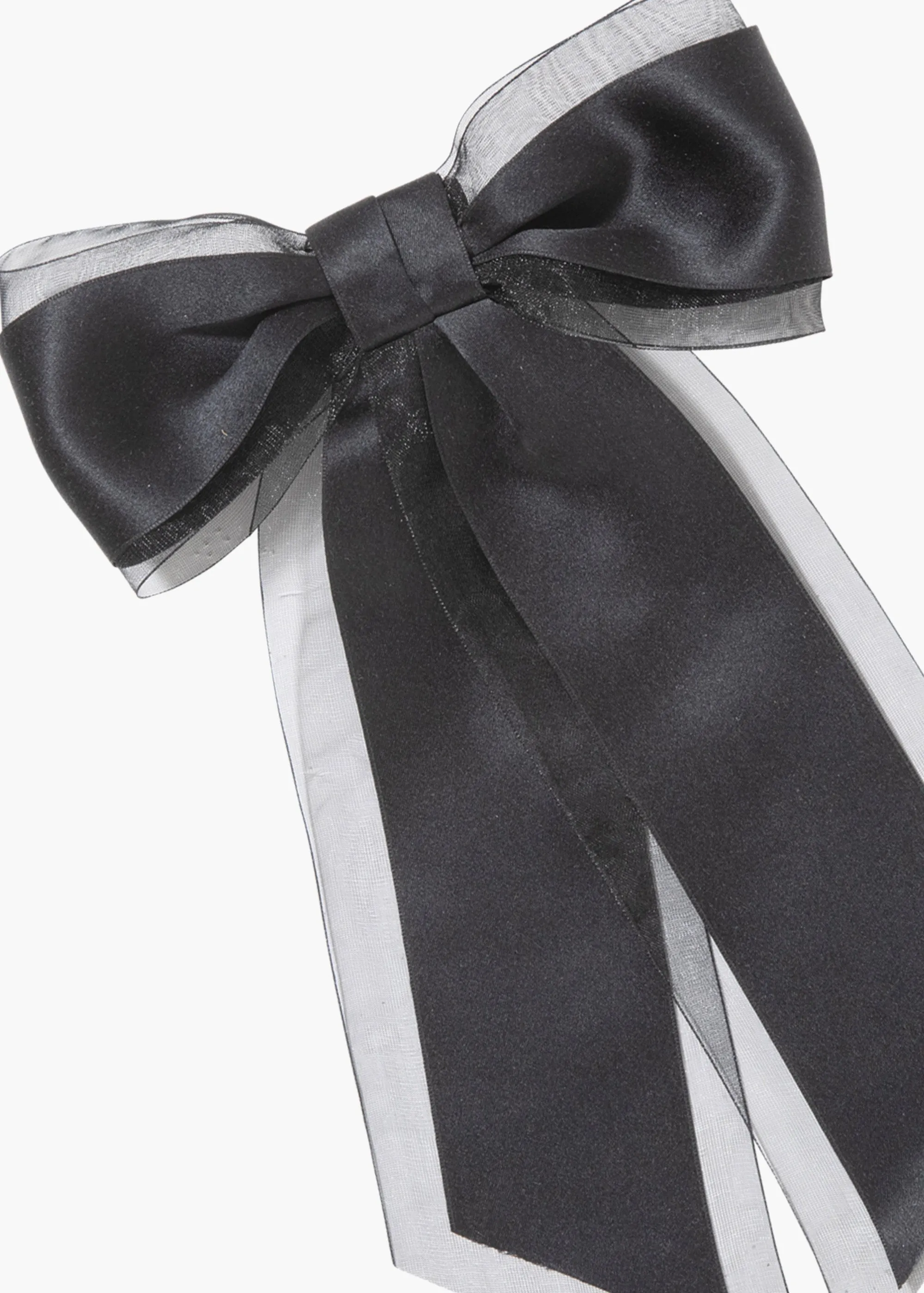 Frankie Bow Barrette -- Black