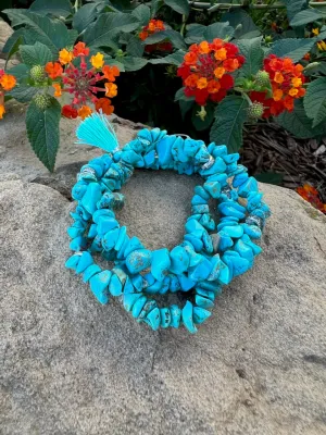 Frisco Turquoise Chunky Bracelet Set