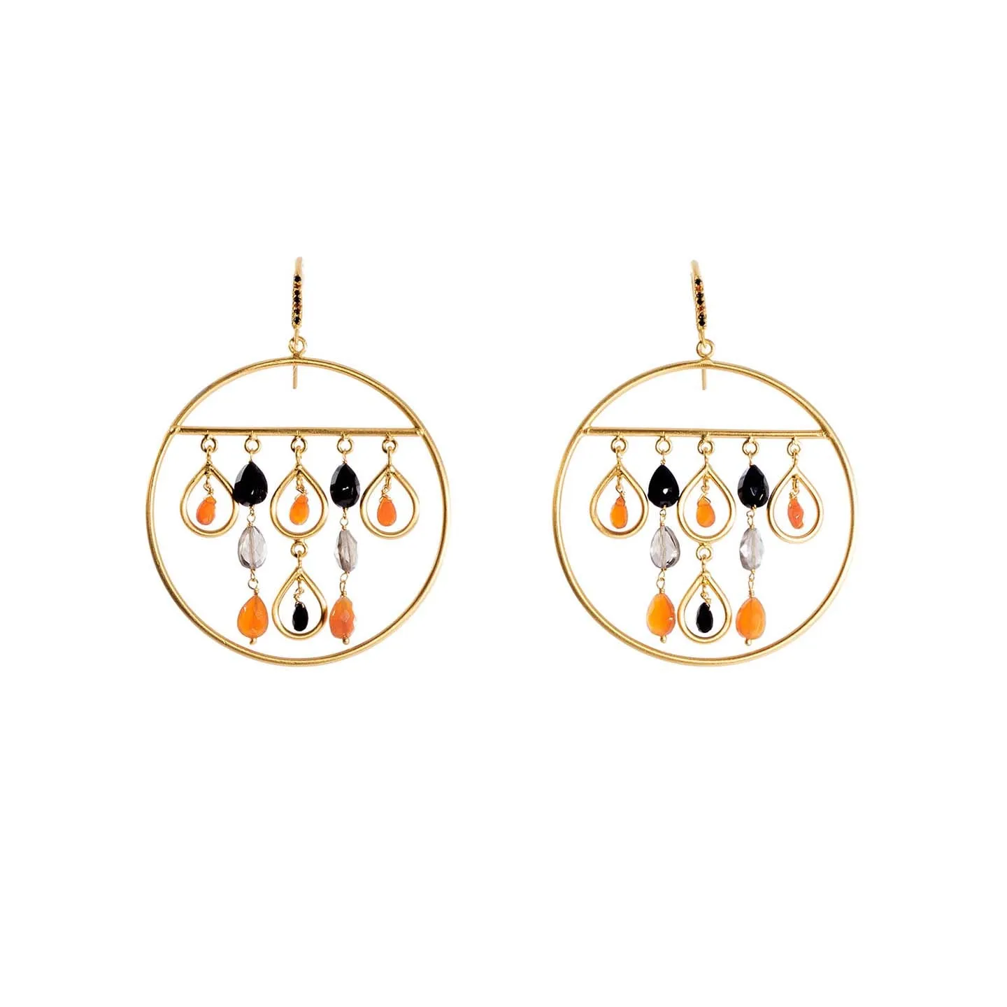 Gaia Demi Hoop Earrings