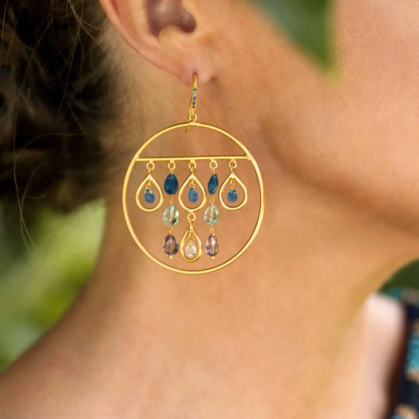 Gaia Demi Hoop Earrings