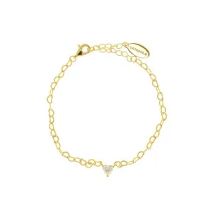 Georgini Sweetheart Heart Chain Bracelet - Gold