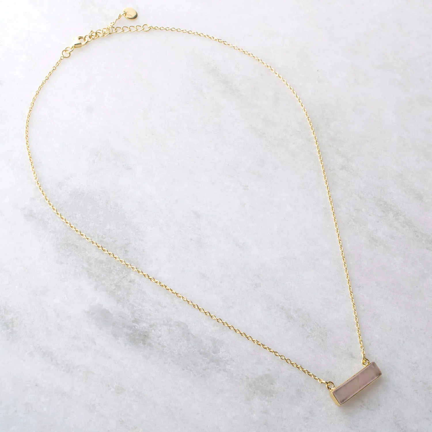 Gina,Rose Quartz Necklace