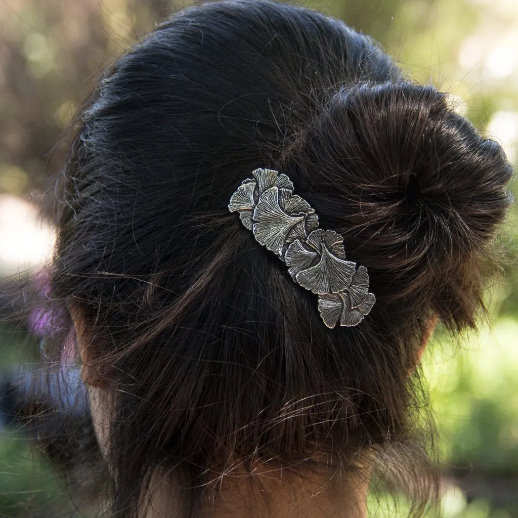 Ginkgo Barrette