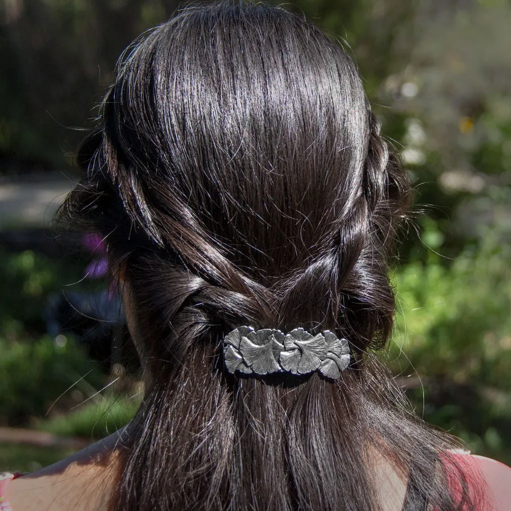 Ginkgo Barrette