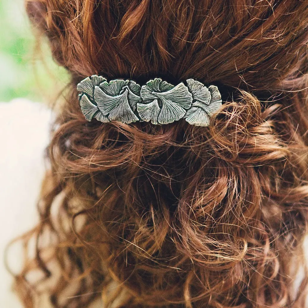 Ginkgo Barrette