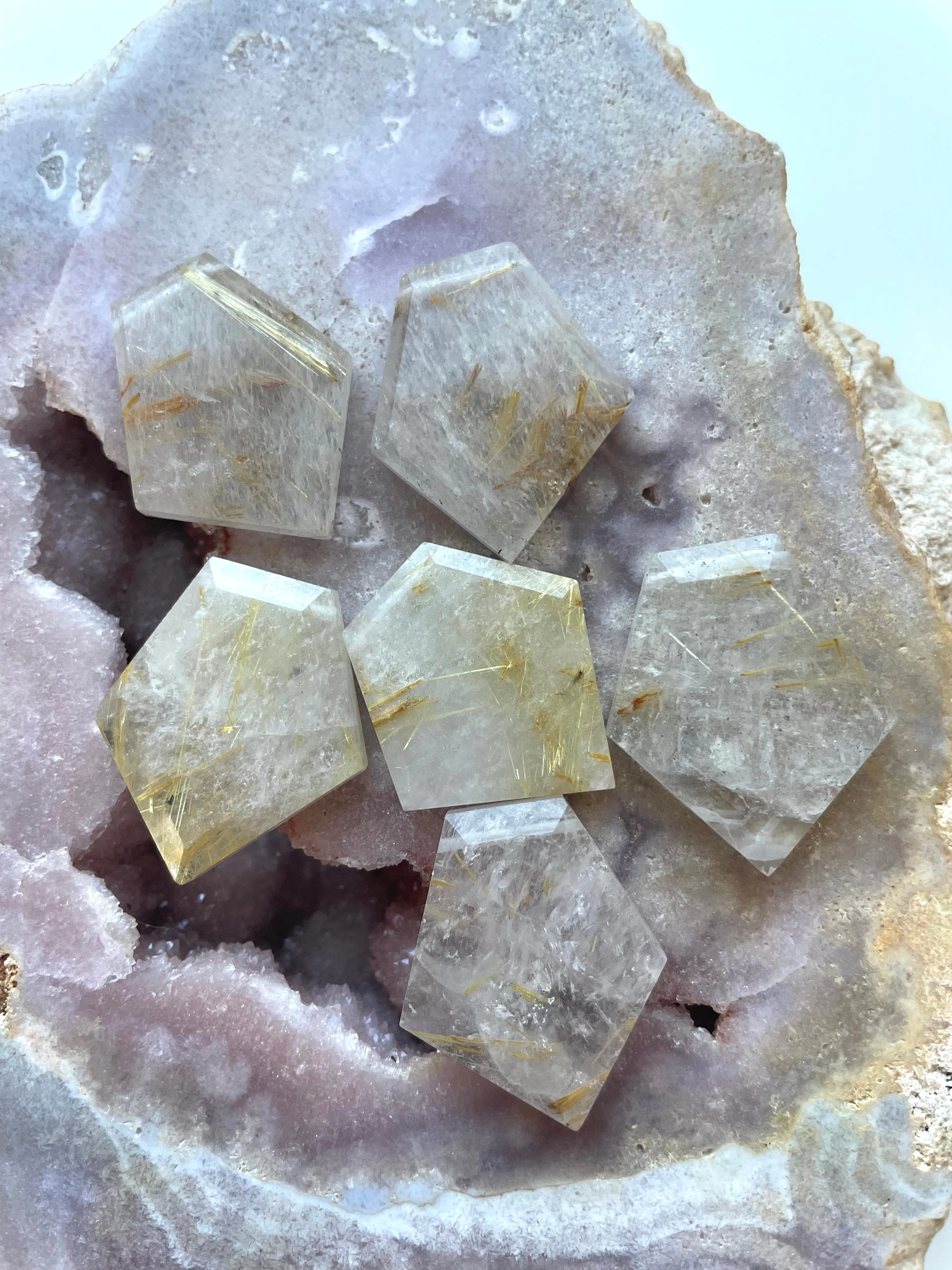 Golden Rutilated Quartz Necklace - Golden Healer Crystal Necklace