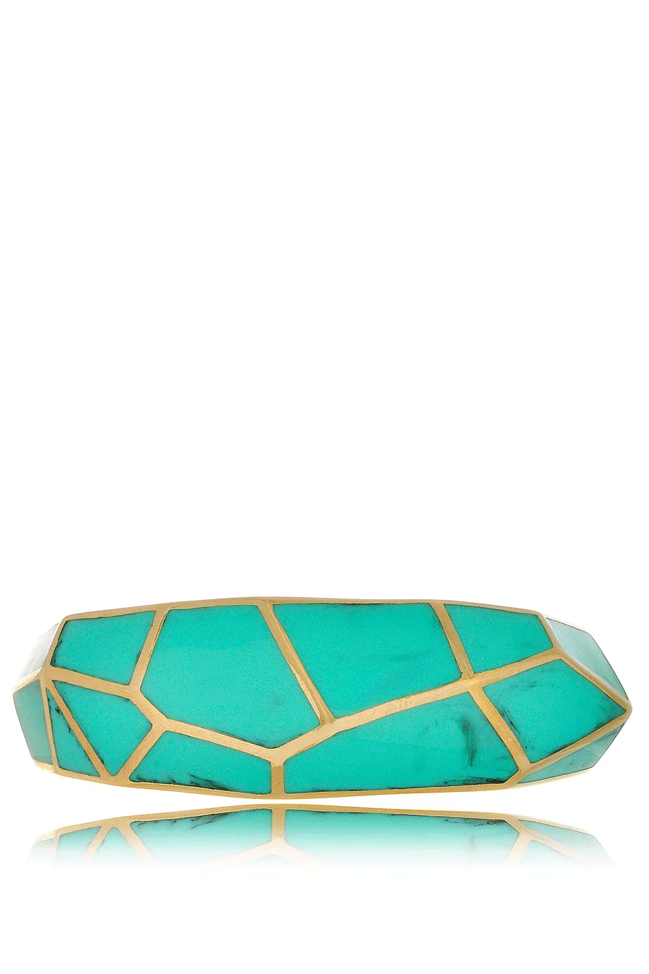 ISHARYA LOUVRE Turquoise Resin Cuff Bracelet