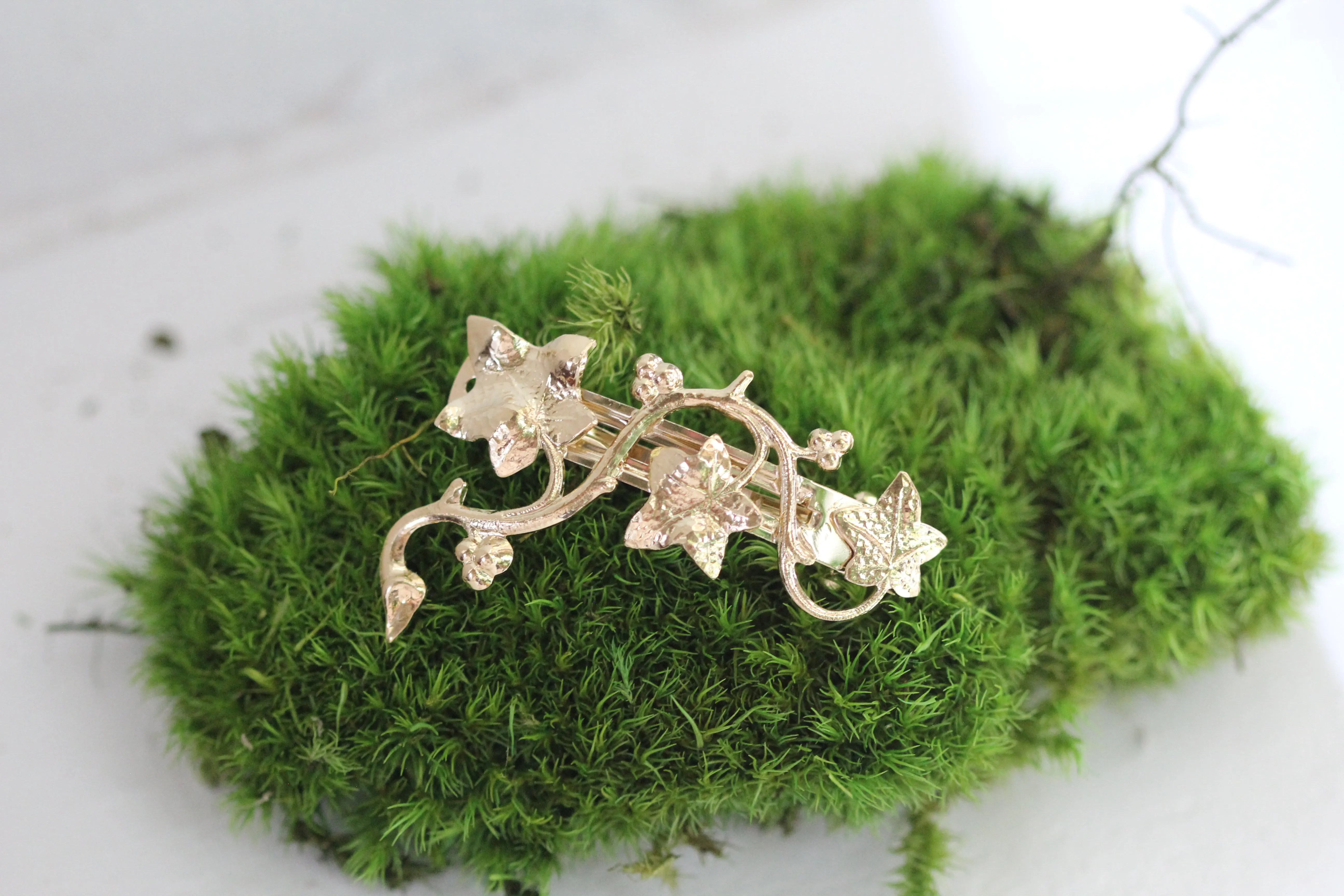 Ivy Leaves Barrette