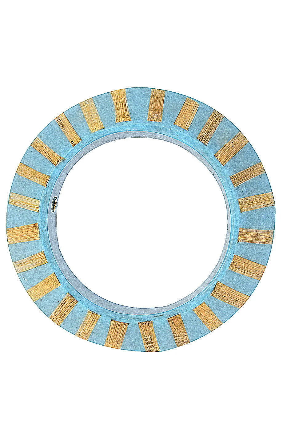 KENNETH JAY LANE Turquoise Wooden Zebra Bracelet