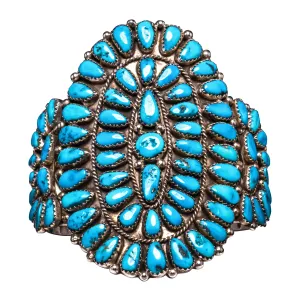 Kingman Turquoise Petit Point Bracelet | Justin Wilson