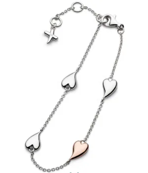 Kit Heath Kiss Blush Heart Station Bracelet (SI1337)