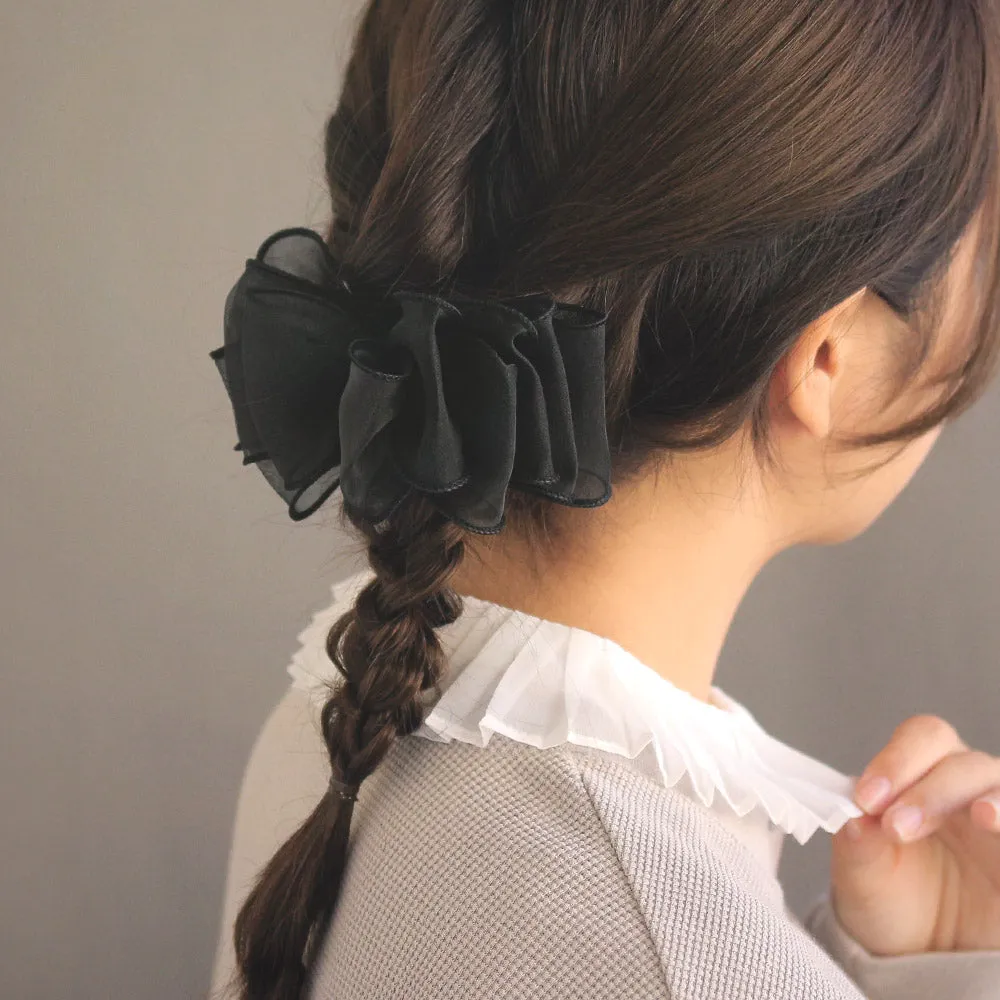 Large Sheer Bow Barrette