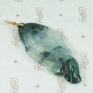 Lively Black Jade Fish Pendant