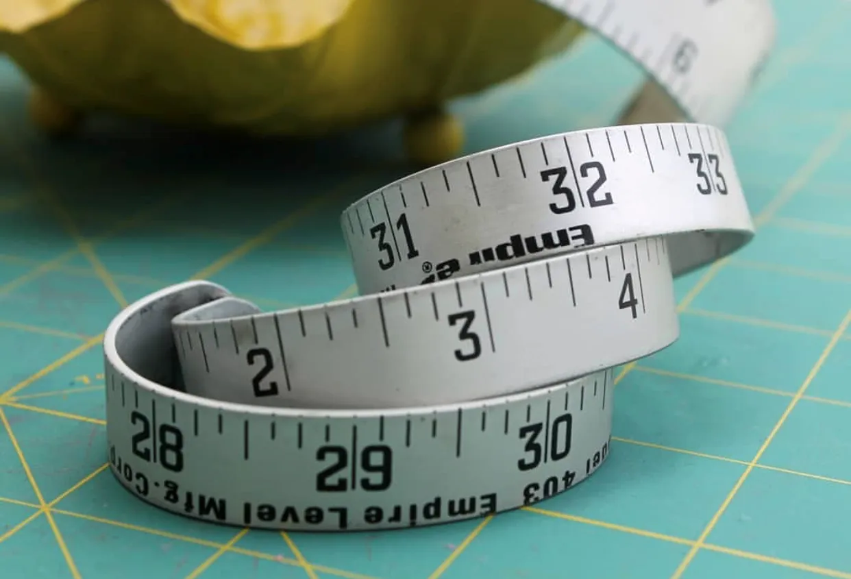 Measuring Tape Cuff Bracelet