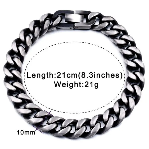 Men's Stainless Steel Chain Link Bracelets