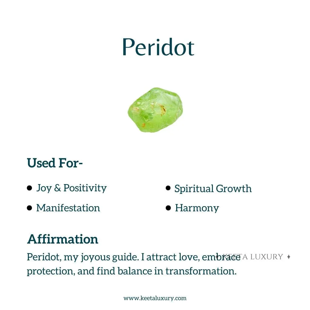 Minimal - Peridot Studs