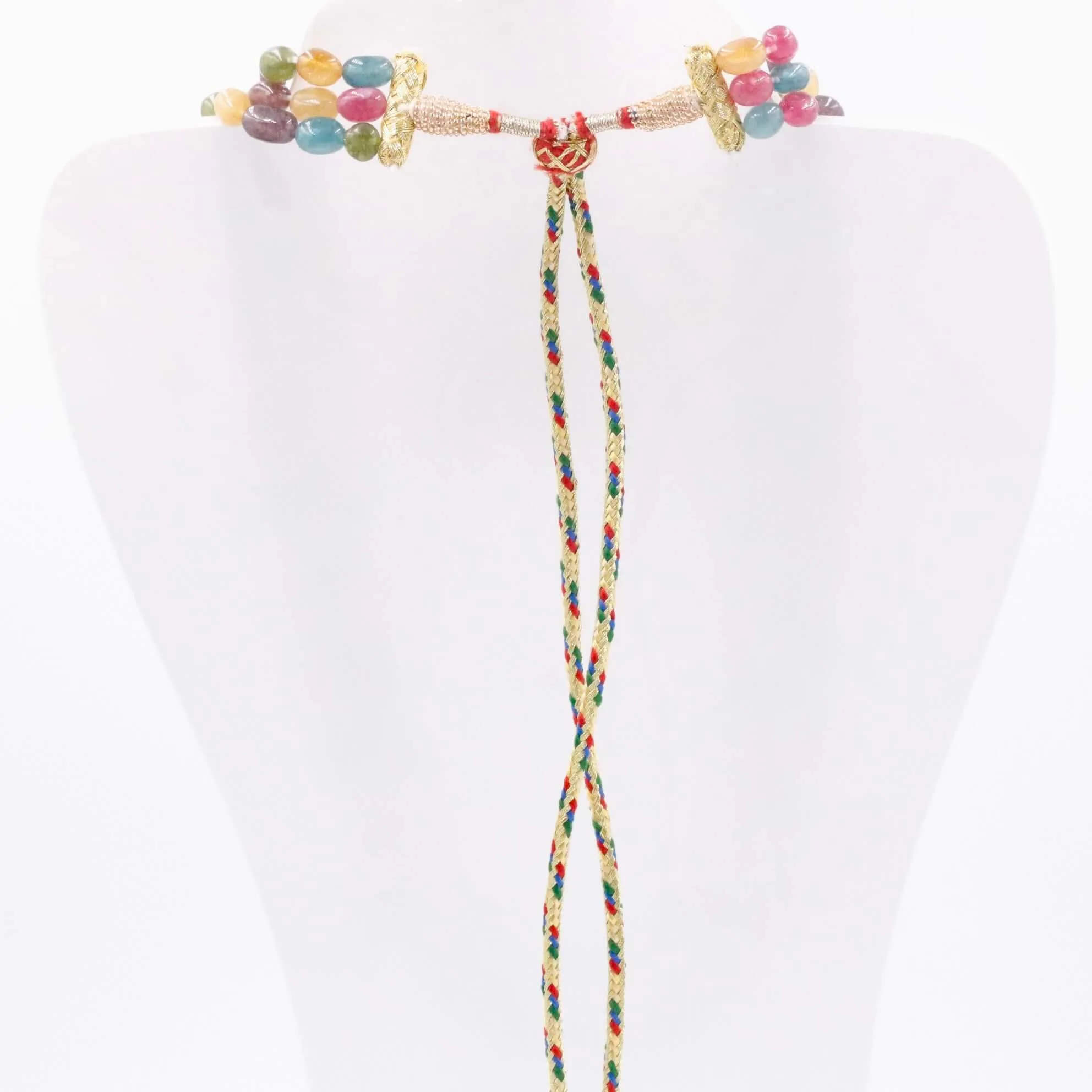 Multi Color Necklace Quartz w/ Pearl Necklace Layered Necklace Colorful Necklace Layered Necklace Colorful Necklace SKU 6143280