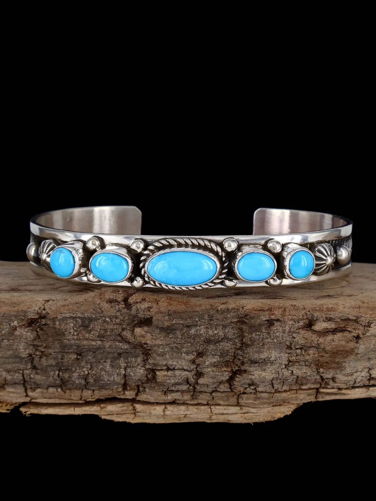 Native American Jewelry Sleeping Beauty Turquoise Cuff Bracelet