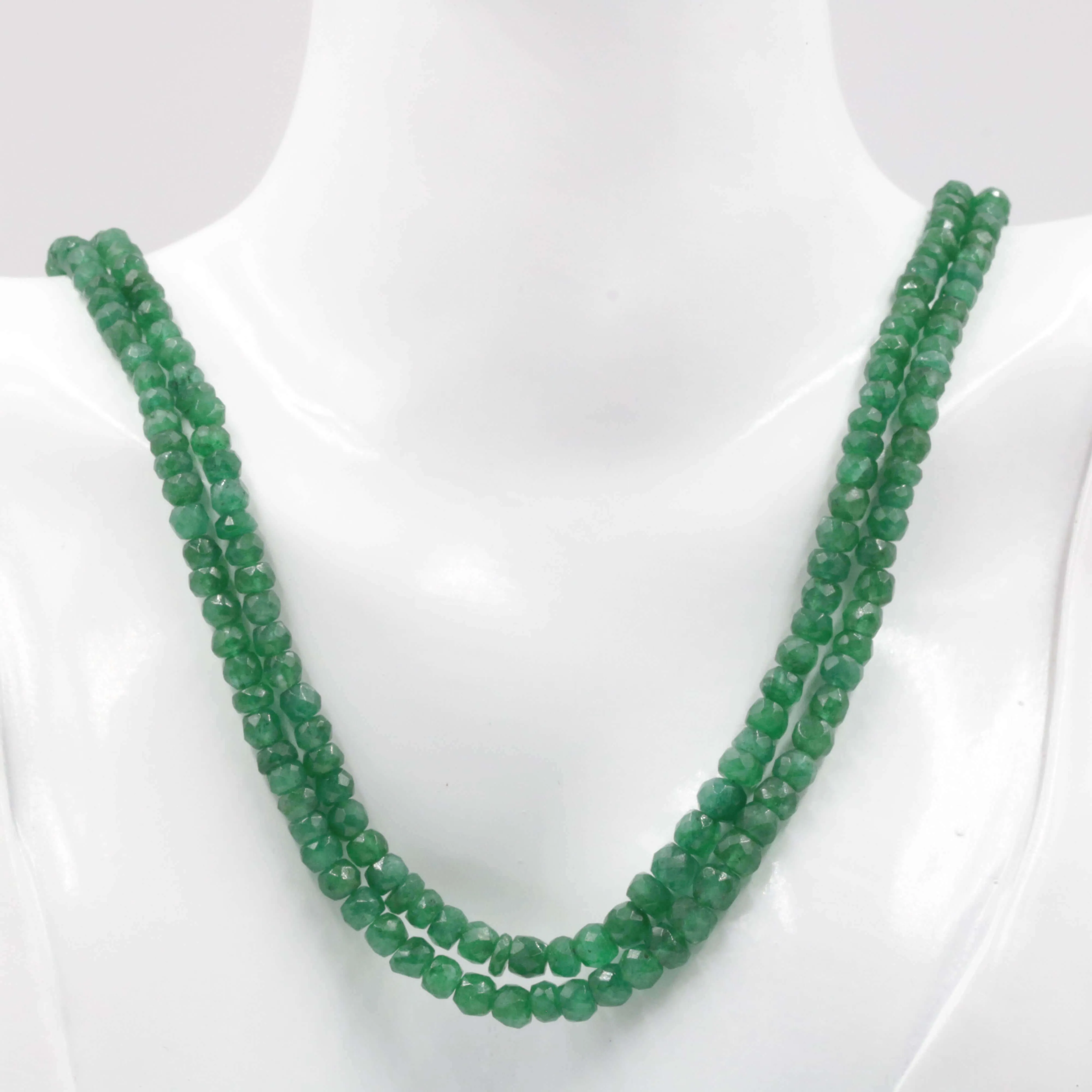 Natural Emerald Gemstone Beaded Necklace Green Necklace Necklace Beads Green Gemstone beads Genuine stone beads SKU:113225,113226,113227,113313