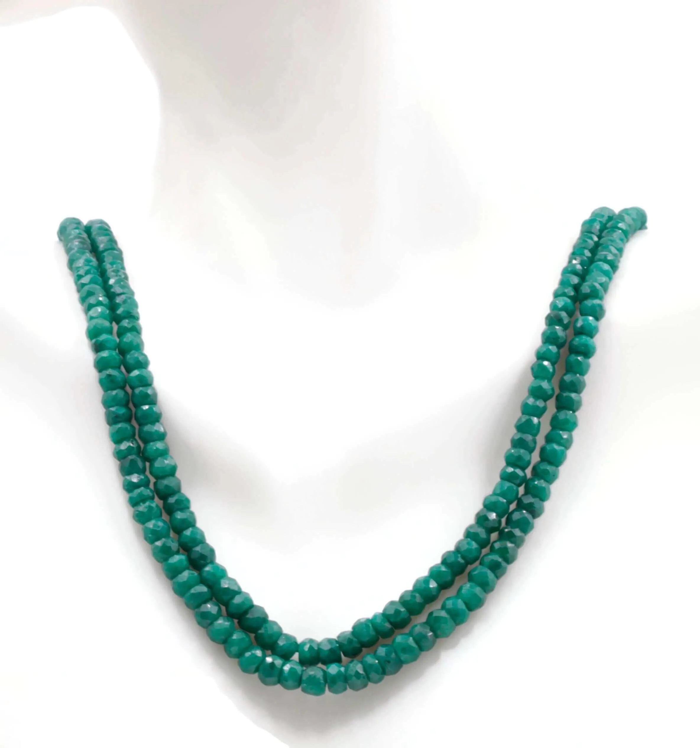 Natural Emerald Gemstone Beaded Necklace Green Necklace Necklace Beads Green Gemstone beads Genuine stone beads SKU:113225,113226,113227,113313